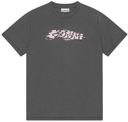 (W) GANNI SS24 火山灰色印花圆领短袖T恤 T3888490 Order (W) GANNI SS24 火山灰色印花圆领短袖T恤 T3888490