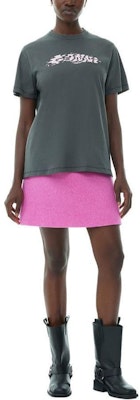 (W) GANNI SS24 火山灰色印花圆领短袖T恤 T3888490 Lookbook (W) GANNI SS24 火山灰色印花圆领短袖T恤 T3888490