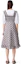 Shop (Women) GANNI SS24 Lavender Plaid Ruffle Square Neck Slim Fit Camisole Dress. F9636428