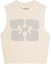 Buy (W) GANNI SS24 Logo 圓領針織背心 白色百 Egret K2252135