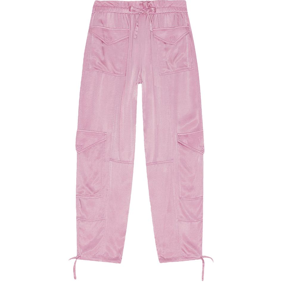 Order (W) 가니 SS24 릴랙스드 핏 유틸리티 카고 바지 - 블리치 라벤더. F9682038