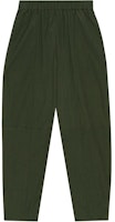 (Women) GANNI SS24 Relaxed Mid-Rise Wide-Leg Casual Pants Seaweed Green F9375851 (Women) GANNI SS24 Relaxed Mid-Rise Wide-Leg Casual Pants Seaweed Green F9375851