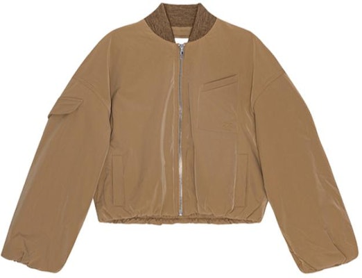 (W) 가니 SS24 지퍼 업 오버사이즈 재킷 타이거 아이 브라운 긴팔 F8890177 Buy (W) 가니 SS24 지퍼 업 오버사이즈 재킷 타이거 아이 브라운 긴팔 F8890177