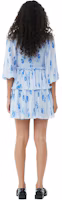 Shop (W) GANNI SS24 灰色花卉百褶圓領七分袖洋裝 女裝 F9162694