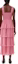 Shop (Women) GANNI SS24 Solid Midi Tiered Slip Dress Women - Orchid Smoke Pink. F9458787