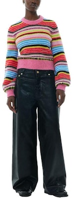 (W) GANNI SS24 條紋燈籠袖針織毛衣 女士 多色 K2146999 Lookbook (W) GANNI SS24 條紋燈籠袖針織毛衣 女士 多色 K2146999