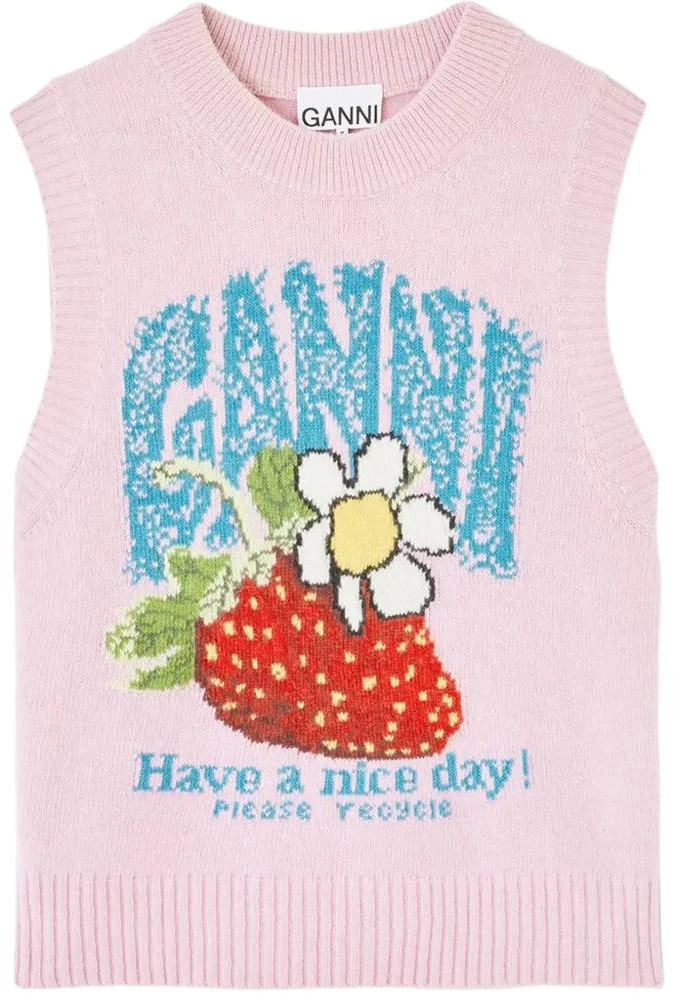women-ganni-strawberry-pattern-knit-vest-a1180011