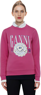 (W) GANNI 愛的大學 SS22 女款印花圓領長袖衫 T3269-397 Details for (W) GANNI 愛的大學 SS22 女款印花圓領長袖衫 T3269-397