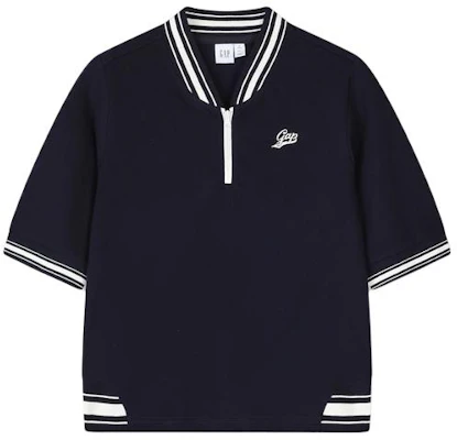 (Women) GAP Colorblock Baseball Collar Short Sleeve T-Shirt 873957 Buy (Women) GAP Colorblock Baseball Collar Short Sleeve T-Shirt 873957
