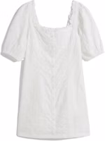 (Women) GAP French Lace Puff Sleeve Short-Sleeve Dress 549154 (Women) GAP French Lace Puff Sleeve Short-Sleeve Dress 549154