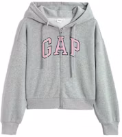 (Women) GAP Logo Fleece-Lined Warm Hoodie for Women 445808000 (Women) GAP Logo Fleece-Lined Warm Hoodie for Women 445808000