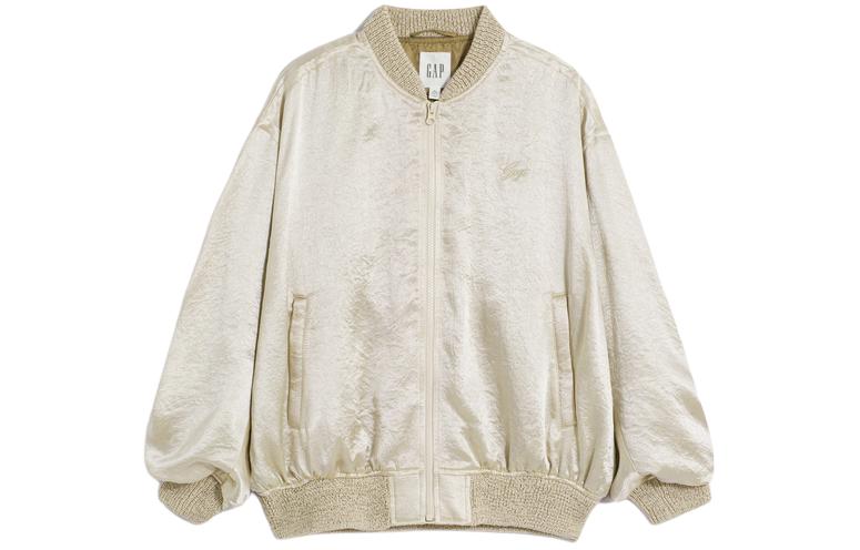 (Women) GAP Vintage Loose-Fit Solid Color Varsity Jacket 874491