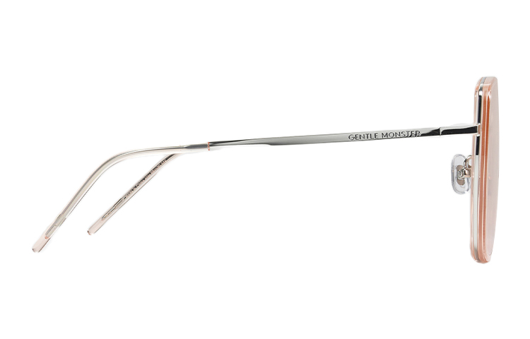 (Women) Gentle Monster Bibi Pink Square Sunglasses UV Protection  Fashion. BI-BI-PC3 圖 4