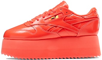 (Women) Gigi Hadid x Reebok Classic Leather Triple Platform 'Neon Red' DV5389 (Women) Gigi Hadid x Reebok Classic Leather Triple Platform 'Neon Red' DV5389