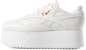 (W) Reebok Gigi Hadid x Classic Leather Tapak Tebal Kasut Skateboard Kasual 'Putih' DV4110