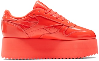 (女款)Gigi Hadid x Reebok 經典皮革三層厚底運動鞋 '霓虹紅' DV5389 Order (女款)Gigi Hadid x Reebok 經典皮革三層厚底運動鞋 '霓虹紅' DV5389