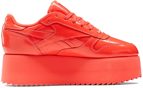 (W) Gigi Hadid x Reebok Classic Leather Triple Platform 'Merah Neon' DV5389 Order (W) Gigi Hadid x Reebok Classic Leather Triple Platform 'Merah Neon' DV5389