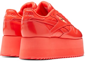 (女款)Gigi Hadid x Reebok 經典皮革三層厚底運動鞋 '霓虹紅' DV5389 Shop (女款)Gigi Hadid x Reebok 經典皮革三層厚底運動鞋 '霓虹紅' DV5389