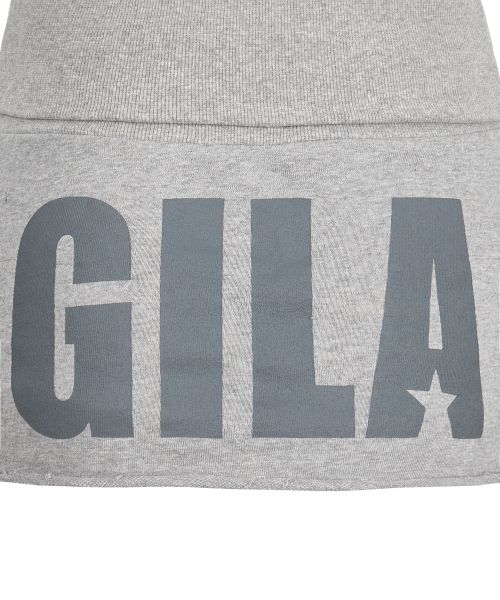 Sizing (W) GILA ARCHIVE 粗體Logo口袋短裙 - 灰色 GL26SUBT11GY