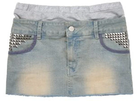 (Women) Gila Archive Layered Waist Denim Skirt Light Blue GL26SUBT08LB Purchase (Women) Gila Archive Layered Waist Denim Skirt Light Blue GL26SUBT08LB