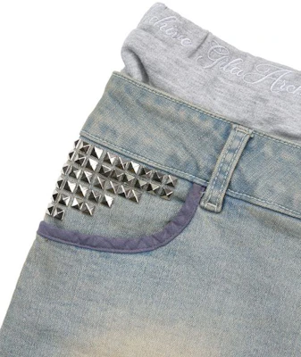 (Women) Gila Archive Layered Waist Denim Skirt Light Blue GL26SUBT08LB Sizing (Women) Gila Archive Layered Waist Denim Skirt Light Blue GL26SUBT08LB
