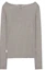 Shop (Women) GILA ARCHIVE Star Wing Sheer Long Sleeve Shirt Grey GL25SPTP05GY