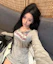 Buy (W) 길라 아카이브 USA 로고 브이넥 긴팔 셔츠 - 그레이 GL26SPTP12GY