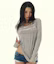 Order (W) 길라 아카이브 USA 로고 브이넥 긴팔 셔츠 - 그레이 GL26SPTP12GY