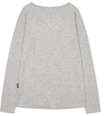 (W) 길라 아카이브 USA 로고 브이넥 긴팔 셔츠 - 그레이 GL26SPTP12GY Sizing (W) 길라 아카이브 USA 로고 브이넥 긴팔 셔츠 - 그레이 GL26SPTP12GY