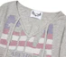 Cheap (W) 길라 아카이브 USA 로고 브이넥 긴팔 셔츠 - 그레이 GL26SPTP12GY