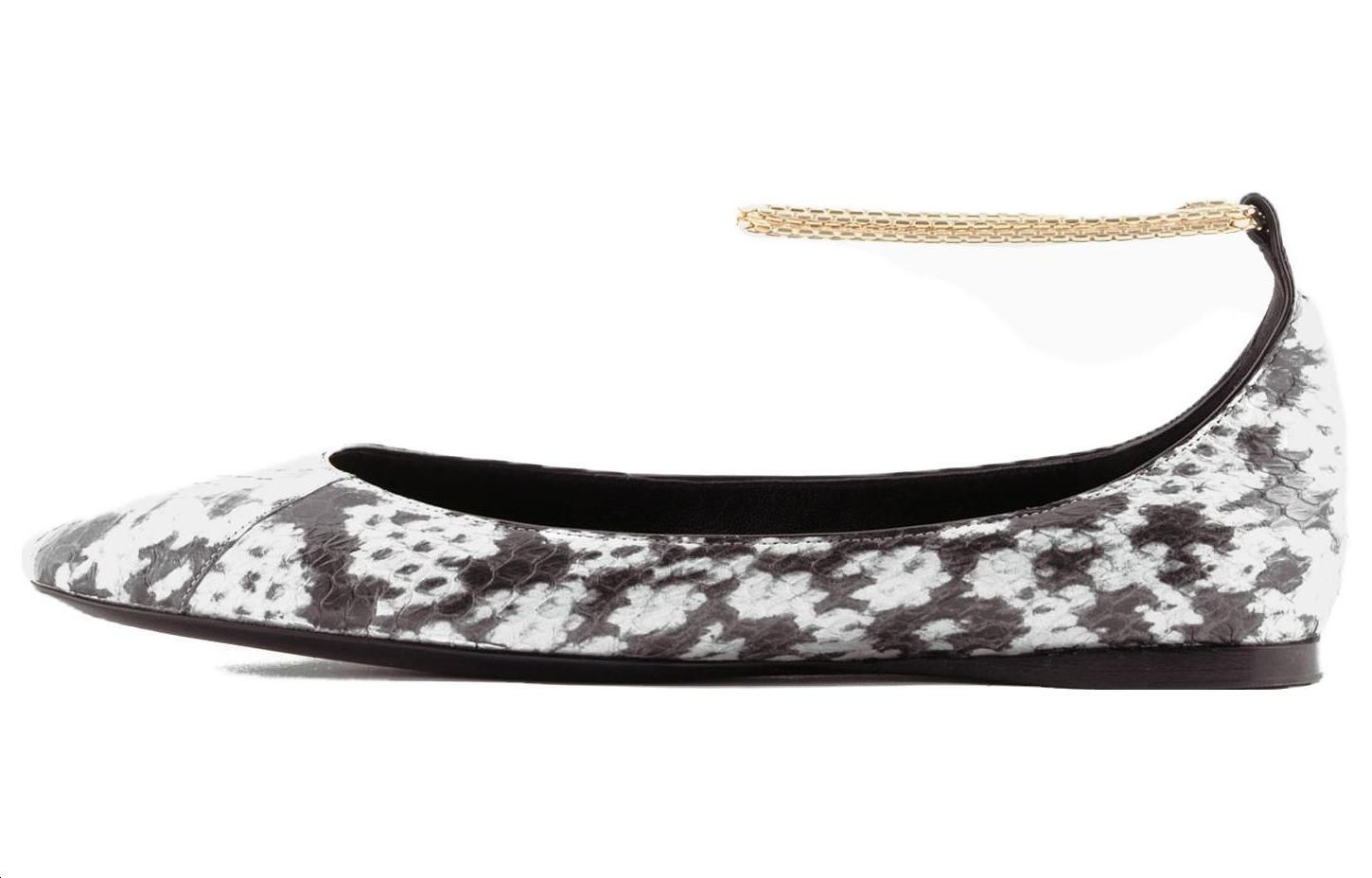 (Women) Giorgio Armani Casual Sneaker 'Black and White Snake Skin' X1V029XF523100230