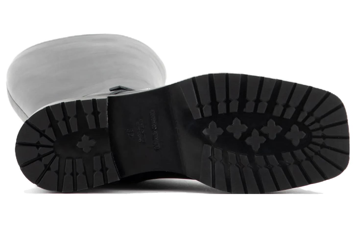 Shop (W) Giorgio Armani Sepatu Boot Tinggi 'Fashion Hitam' X1O236XF629100002