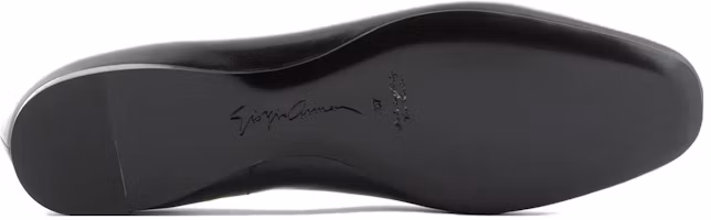 Shop GIORGIO ARMANI 乔治阿瑪尼 皮革 舒適百搭 休閒單鞋 女款 黑色