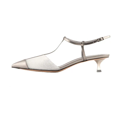 (W) Giorgio Armani Leather High Heels 'Gold CMFT Cup Heel'