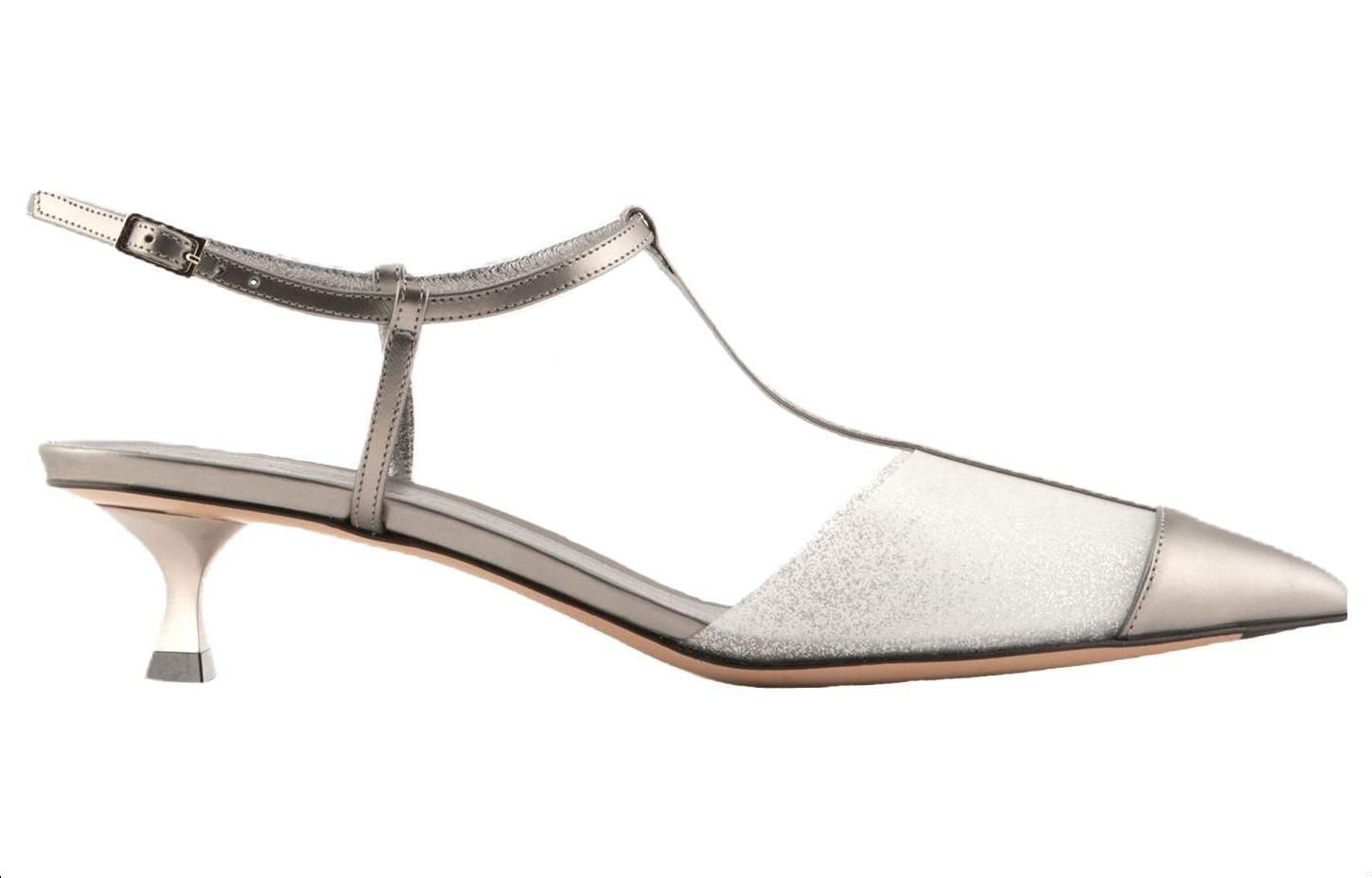 Order (W) 乔治·阿玛尼 金色舒适杯跟皮革高跟鞋 X1E945XN8061A647