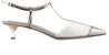 (W) Giorgio Armani Kasut Tumit Tinggi Kulit 'Gold Comfort Cup Heel' X1E945XN8061A647