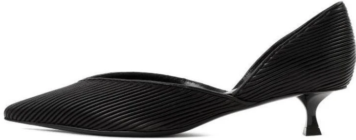 women-giorgio-armani-leather-kitten-heels-black-elegant-ruched-stripe-x1-e949-xn-966-k001
