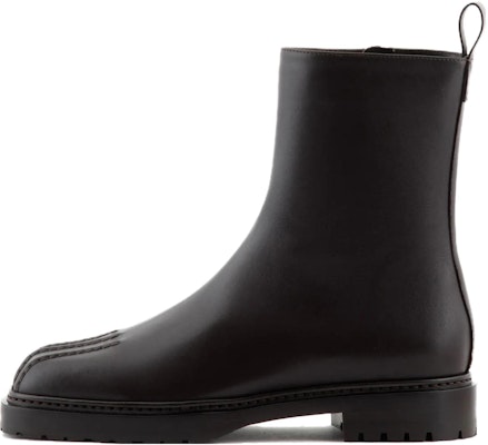 (Women) Giorgio Armani Leather Round-Toe Ankle Boot 'Black Comfort' X1N164XF629100118 Buy (Women) Giorgio Armani Leather Round-Toe Ankle Boot 'Black Comfort' X1N164XF629100118