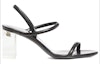 Order (W) Giorgio Armani Sandal Kulit 'Keselesaan Hitam Elegan' X1PA71XN874K001