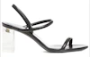 Order (Women) Giorgio Armani Leather Sandal 'Sleek Black Comfort' X1PA71XN874K001