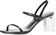 (W) Giorgio Armani Sandal Kulit 'Keselesaan Hitam Elegan' X1PA71XN874K001