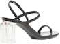 Purchase (Women) Giorgio Armani Leather Sandal 'Sleek Black Comfort' X1PA71XN874K001