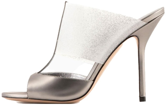 (Women) Giorgio Armani Leather Slide 'Silver' X1R018XN8061A647 Buy (Women) Giorgio Armani Leather Slide 'Silver' X1R018XN8061A647