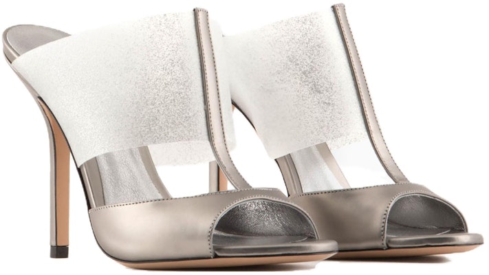 (Women) Giorgio Armani Leather Slide 'Silver' X1R018XN8061A647 Lookbook (Women) Giorgio Armani Leather Slide 'Silver' X1R018XN8061A647