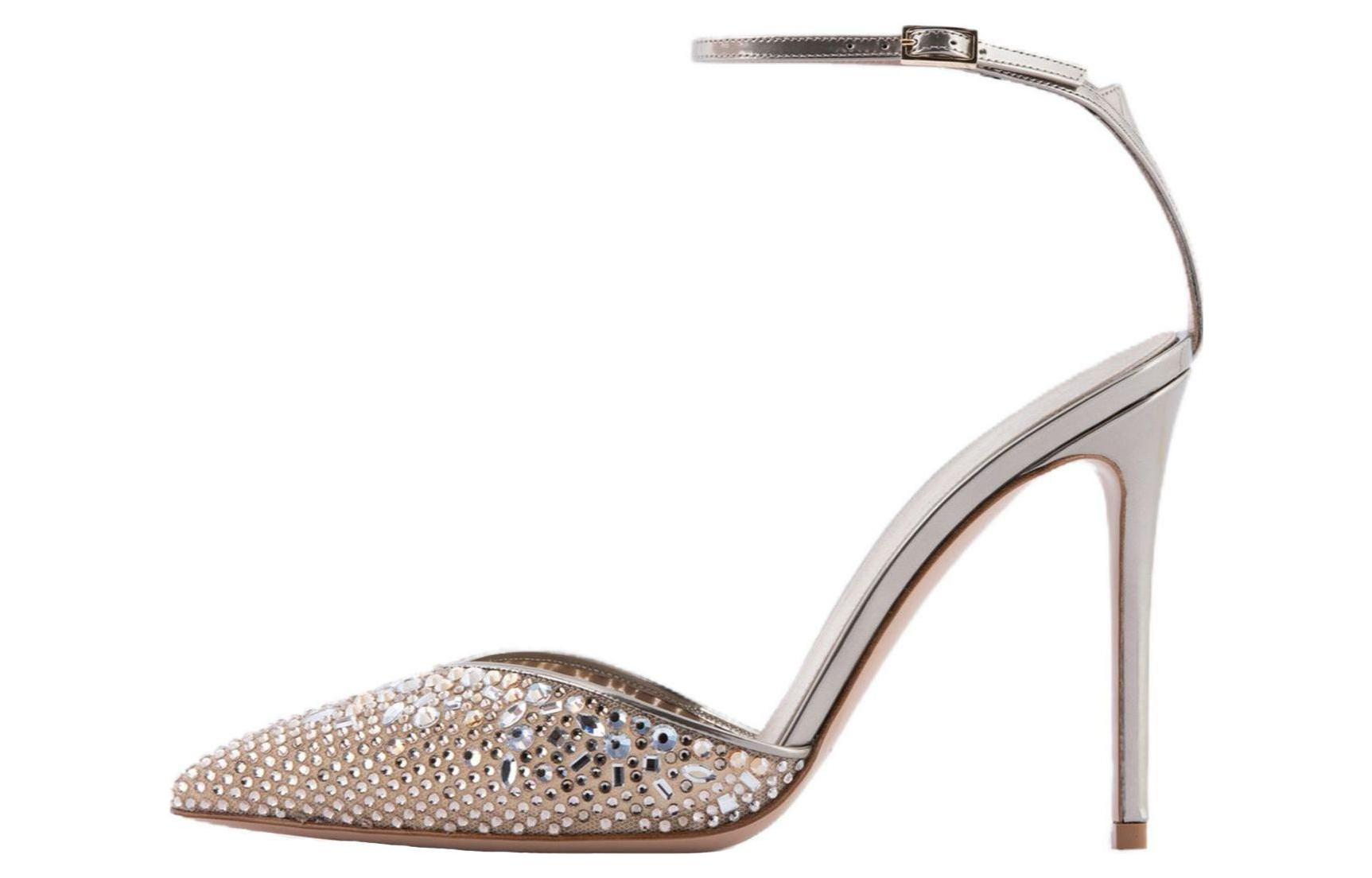 (Women) Giorgio Armani Leather Stiletto 'Light Brown' X1E931XN3521R274