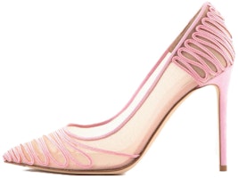 (Women) Giorgio Armani Pointed Toe Velvet High Heels 'Pink' X1E948XN9651T453 (Women) Giorgio Armani Pointed Toe Velvet High Heels 'Pink' X1E948XN9651T453