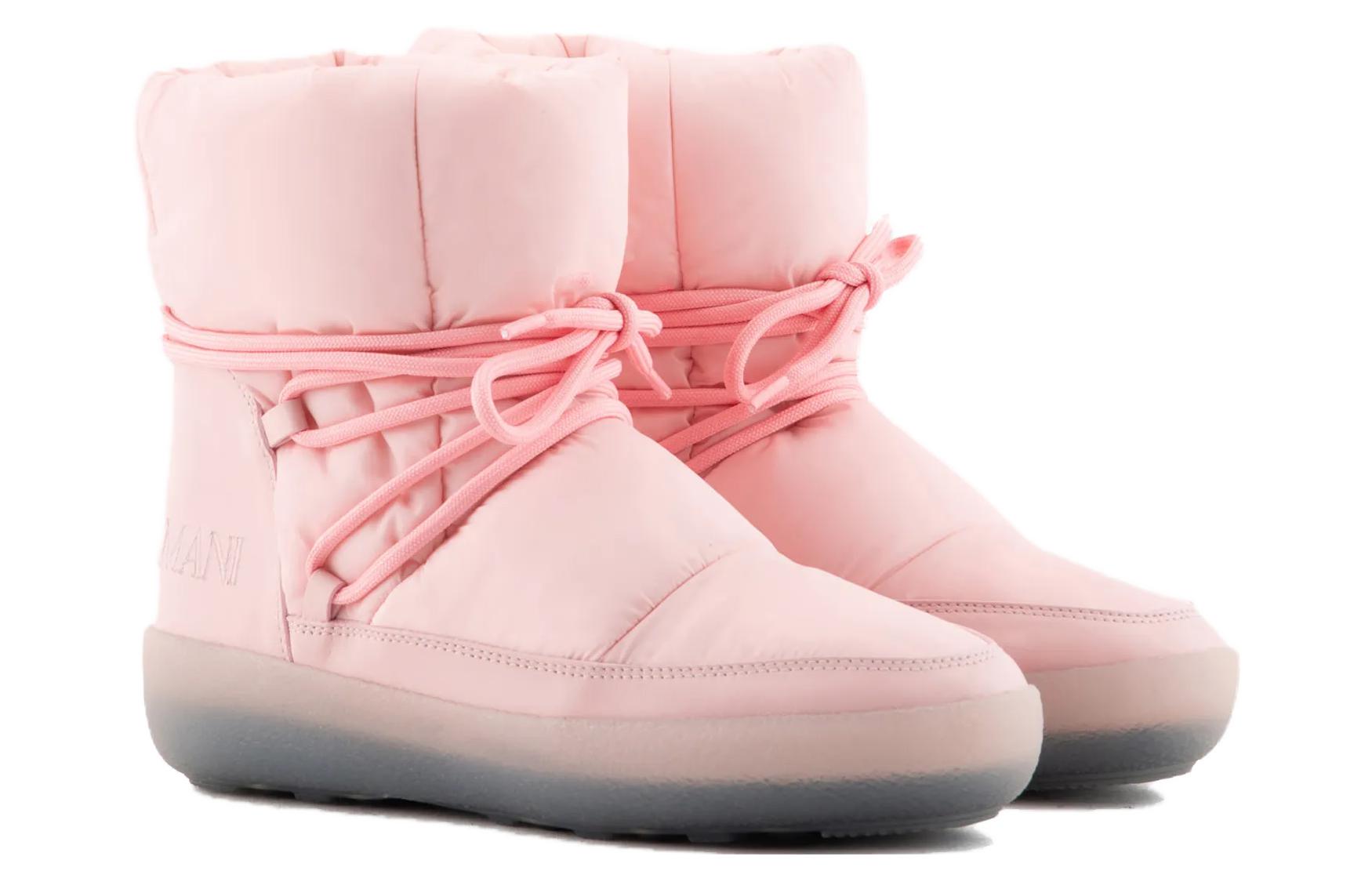 Order (W) 조르지오 아르마니 핑크 컴포트 숏부츠 X1N167XN9371A095