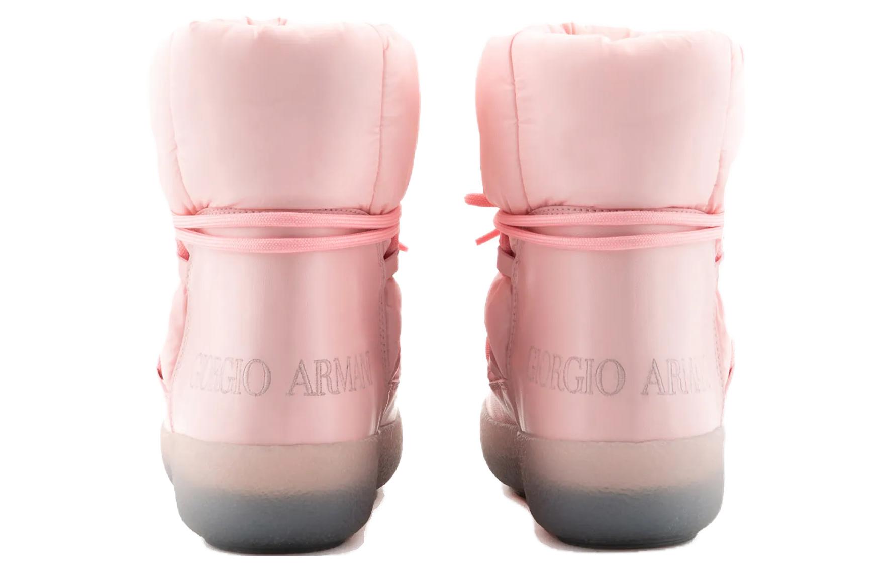 Shop (W) 조르지오 아르마니 핑크 컴포트 숏부츠 X1N167XN9371A095