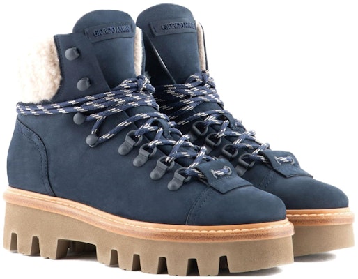 (Women) Giorgio Armani Short Boots 'Deep Blue Comfort' X1M403XN1071T440 Lookbook (Women) Giorgio Armani Short Boots 'Deep Blue Comfort' X1M403XN1071T440