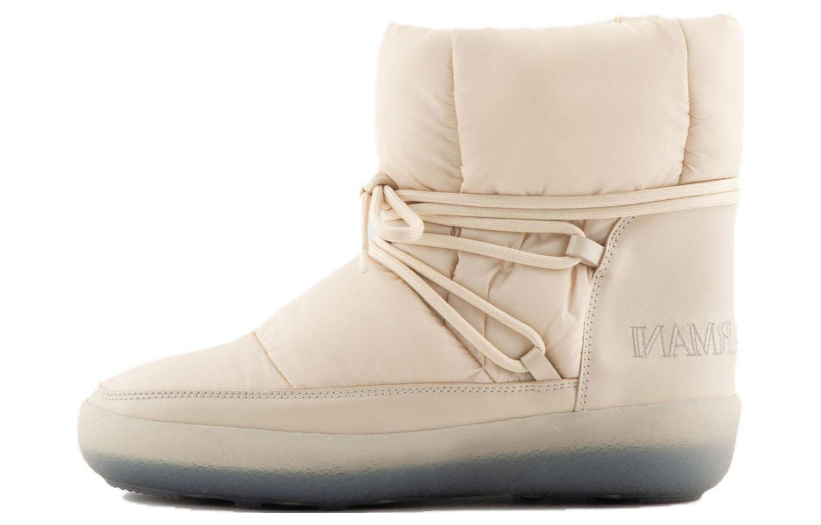 (Women) Giorgio Armani Short Snow Boots 'Light Brown' X1N167XN9371A645